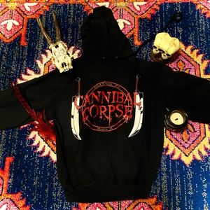 Rare Cannibal Corpse pullover hoodie